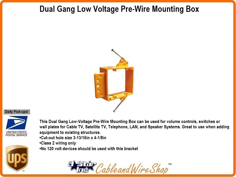 2 gang old work low voltage box bracket Electrical box metal gang raco handy boxes cut upc ceiling switch gray standard interior cu lowes upcitemdb gangable enlarged