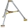 2 Foot Roof Mount Tripod with Antenna Mast