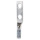 2S2-38-1 Long Barrel 2 Hole Lug 3/8" Post #2 Solid #3 #4 AWG