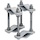 CPP-HD275 1.5" to 3 inch OD Pipe to Pipe Crossover Heavy Duty Clamp Set