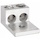 ADR25-21 Dual Conductor Tin-plated Aluminum Block Lug