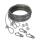 Down Guy Wire Kit for TV Antenna Mast or Christmas Tree