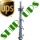 EZ TM-50-5U 20 Foot Telescopic Push Up Antenna Mast Pole