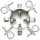Universal Down Guy Ring for up to 2-1/4" OD Antenna Mast