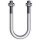 ROHN JR51A U Bolt, Round Bend, Galvanized