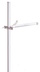 ROHN WM8S 8 inch Single Mount Antenna Mast Bracket