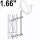 ROHN DDM166 DBS Dish Mount 1.66" inch OD Mast for 25G Tower