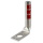 i8-14R Right Angle 90 degree Long Barrel 1 Hole Lug 1/4" Post for #8 AWG